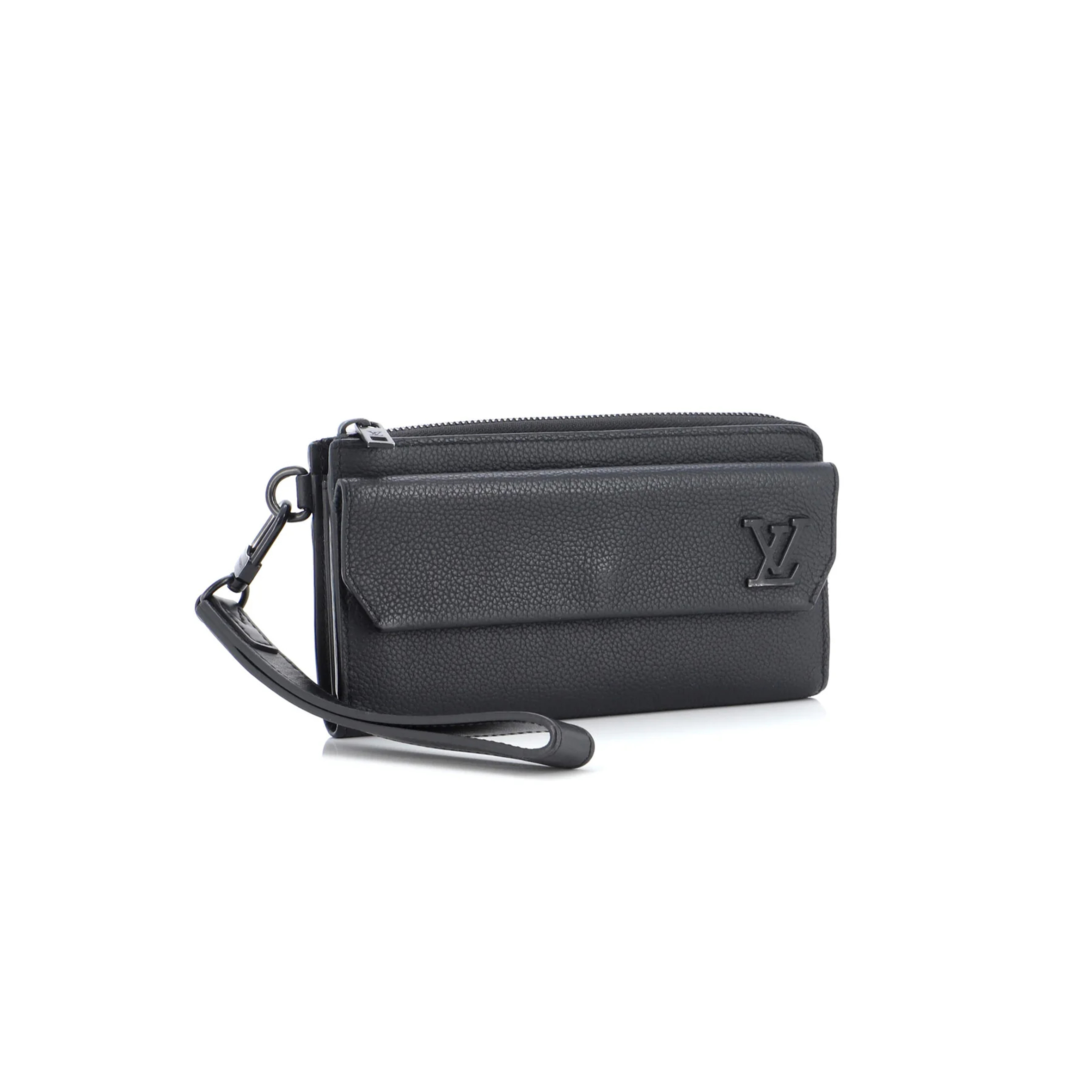 l**is V*t*n aerogram long wallet black m69831 (20*11*2.5cm)